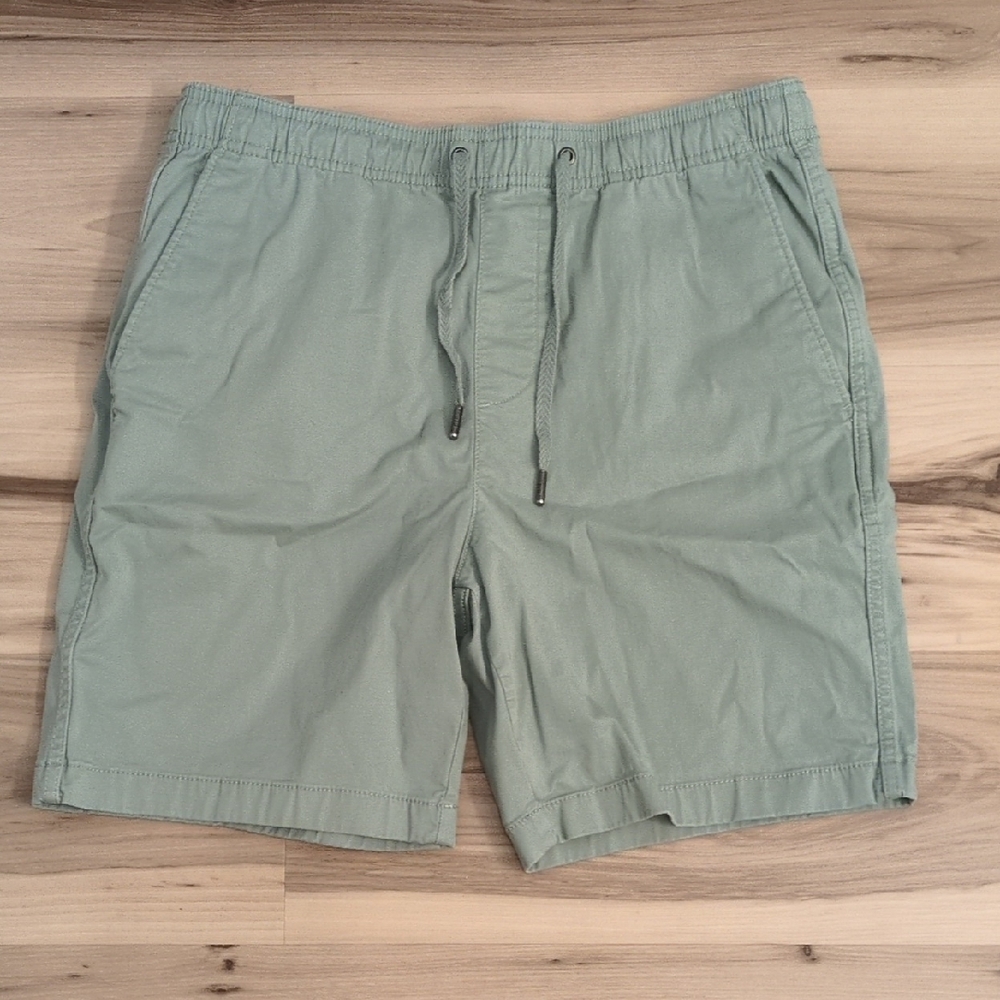 Pristine Gap Men's Pull On Drawstring Shorts Size Medium Sage Green
